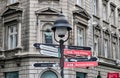 Street Direction Signs, Belgrade, Serbia